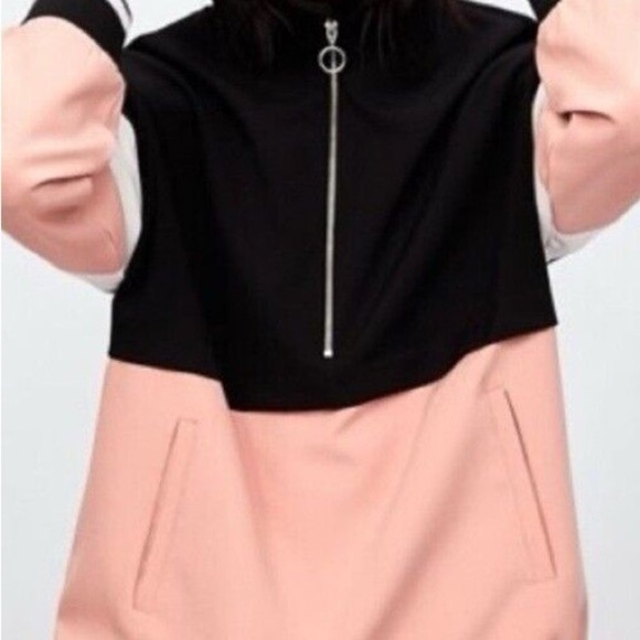 Zara track suit set 2 piece hoodie size S pants jogger size M pullon side stripe - Picture 15 of 15